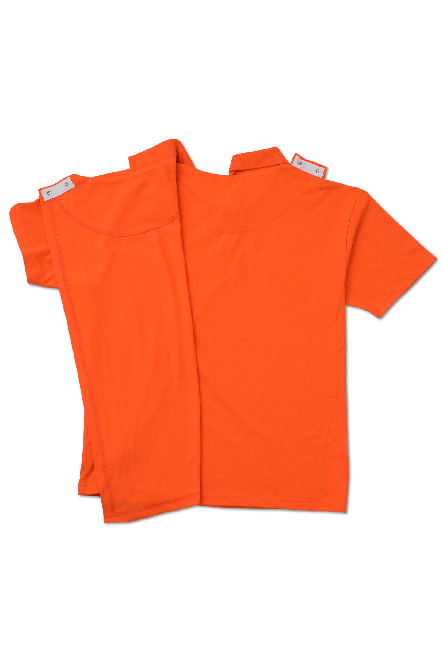 Men's Adaptive Polo Half Sleeves Orange T-Shirt